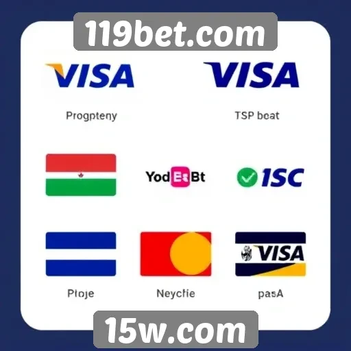 Métodos de pagamento aceitos no 119bet.com